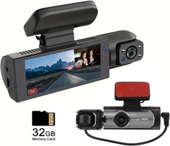 Dash Cam Front and Rear, Cardvr Video Dash Cam, 1 Count Mini Dash Cam for Car