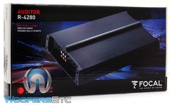 FOCAL R4280 4-CHANNEL AMP 560W COMPONENT SPEAKERS TWEETERS COAXIAL AMPLIFIER NEW
