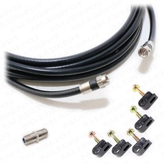 RG6 COAX CABLE 5-300 FT lot HD CA TV Internet Radio rg6 COAXIAL Tri-Shield WIRE