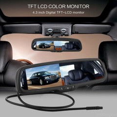 OEM 4.3″ Mirror Monitor No1 Bracket+CCD Color Reversing Backup Camera For Ford
