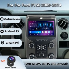 For Ford F150 2009-2014 Apple Carplay Android 15 Car Stereo Radio WiFi GPS Navi
