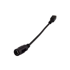 Mini USB 5 Pin Male to 5.5 x 2.1mm Female Jack DC Power Supply Connector Cable