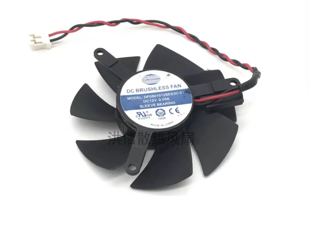 For 47mm 2pin 39*39*39mm DF0501012SEE2C fan for Video card X1300 HD4650 HD3650