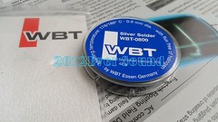 1Roll WBT-0800 4% Silver Solder Soldering Wire 42G 0.9mm Made in Germany