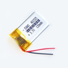 3.7V 120mAh Li-Po Rechargeable Battery For Mp3 Bluetooth GPS Headphone 401525