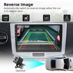 Android 10in 2 Din Touch Screen Car Stereo Radio Bluetooth WIFI Wireless Carplay