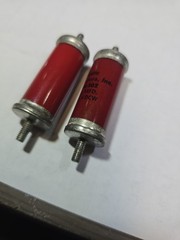 OF80-502 PLASTIC CAPACITORS capacitor 0.005uF 8000V Glass Axial Lot 2