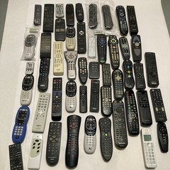Lot Of 50 Remote Controls Various Brands, Shapes & Sizes New & Used Replacements
