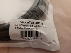 VisionTek Mini DisplayPort to HDMI 2.0 Active Cable (M/M) 4K @ 60Hz – 901215