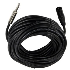 50ft XLR Male Cable Quarter Inch Stereo to 3-Pin Female Cables Audio Mixer Cable