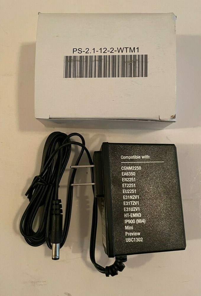 ChallengerCableSales PS-2.1-12-2-WTM1, 12VDC 2A, AC Wall Adapter