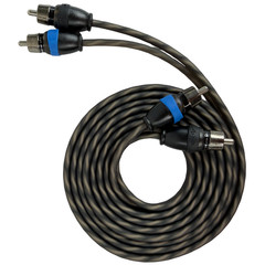 Sky High Car Audio Twisted OFC RCA Cable 2 Channel Car Audio Interconnect