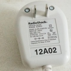 Radio Shack Switch Mode Power Supply Epa-101mu-05a 5 Volts 2.5 Amps