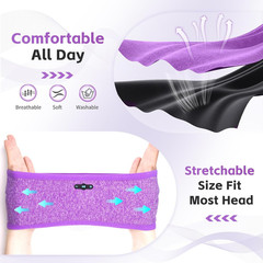 Sleep Headphones Bluetooth 6.0 Headband, 3-IN-1 Sleeping Headband Headphones for