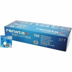 100 Renata 377 SR626SW SwissMade Silver Oxide Batteries EXP. 2027