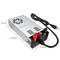 Upgraded 110V to 12V Converter ,New Version with On/Off Switch, AC to DC Power S