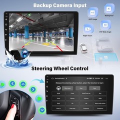 For Honda Civic 9″ Android 13 Carplay Car Radio GPS Navigation SWC WIFI + Camera