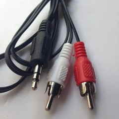 1m 3.5mm Jack Aux to 2 RCA Audio Video Cable Stereo Y Splitter Cable AV Adapter