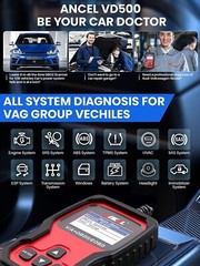 All System Car Diagnostic OBD2 Scanner Code Reader EPB Oil Reset Fit For VW Audi