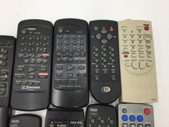 Lot of 10 Variety Remote Controls,TV,Sanyo,Emerson,Unbranded,Untested