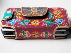 Cowon A2 A3 painted case. Stylized as Uftyuga painted.