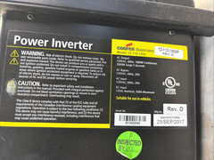 12-110-1800 COOPER BUSSMANN 2017 Power Inverter 1800 Watt 20Amp 12VDC to 120V AC