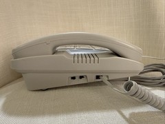 Large Number Big Button Telephone Handset White Home Phone with Speaker & Memory