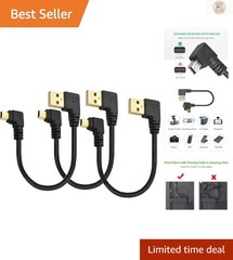 High Speed USB 2.0 to Mini USB Cables – Right Angle Connectors for Versatility
