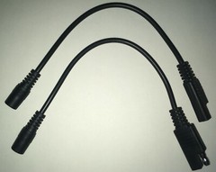 24cm 20AWG SAE Plug to DC5.5×2.1mm Female Converter Adapter Cable PNGKNYOCN