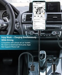 USB C to 3.5mm Aux Audio Cable with Charging, 2 in 1 USB C to 3.5mm Car Stere…
