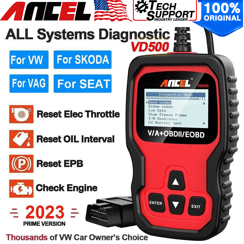 All System Car Diagnostic OBD2 Scanner Code Reader EPB Oil Reset Fit For VW Audi