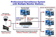 101AV 19.5″ 5MP Professional Security Monitor with HDMI & 19″ B HD, Black