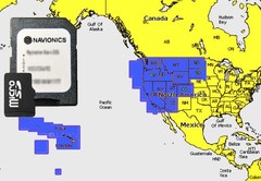 2025 Navionics+ Plus microSD+SD Chart Card Maps U.S. West & Hawaii Lakes,Rivers