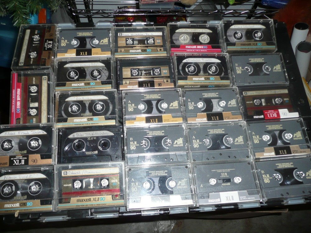 Lot Of 24 Maxell XL-II 90 Minute Cassette Tape Tapes Used
