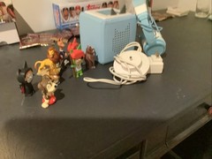 Light Blue Toni’s Box with Eight Tonies A Power Cord and Headphones Included