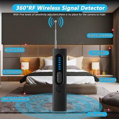 Compact Anti-Spy Detector with 30 Hours Battery, 4 Modes for Enhanced Security