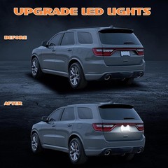 License Plate Light Compatible with 2014-2024 Dodge Durango Pickup Truck, Rear L