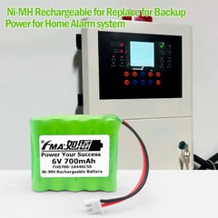 Home Alarm system 3507/6 6V 700mAh Ni-MH Battery for Hyper Skidding RC Stunt Toy
