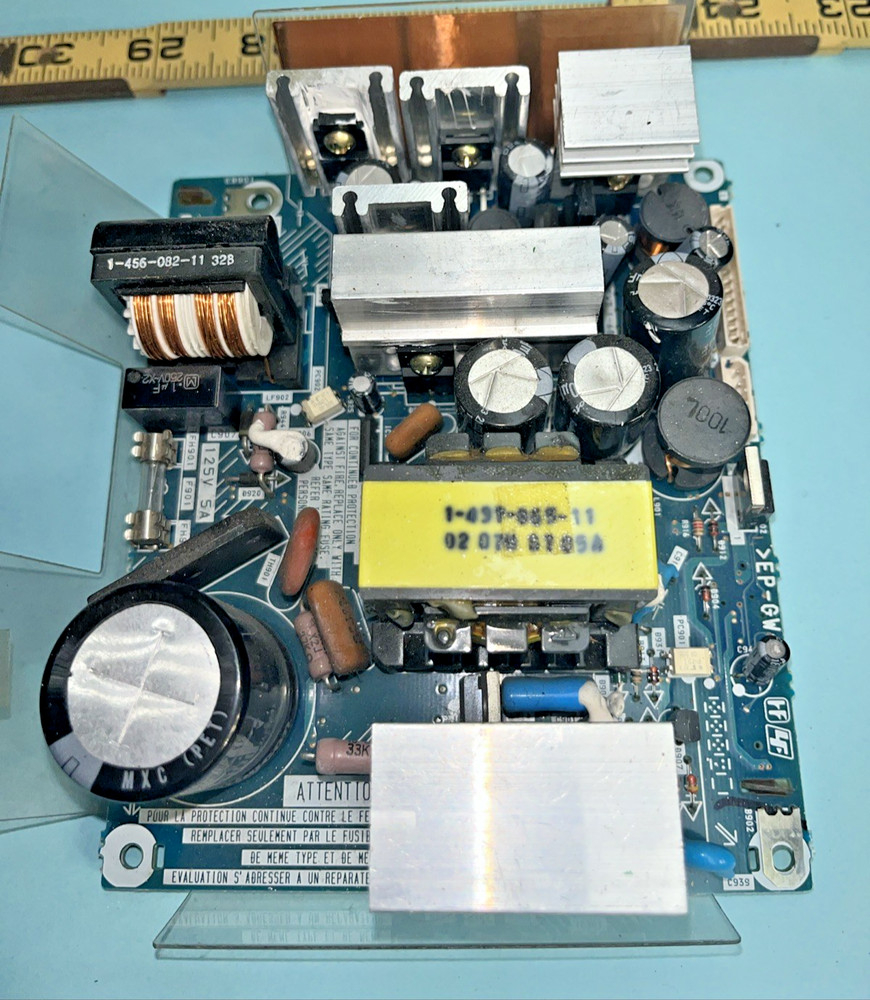 Sony 1-497-865-11 Power Supply Board 120V 5A EP-GW 12/32V