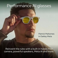 Oakley Meta HSTN Sunglasses Black Frame w/ Transitions Lenses Good