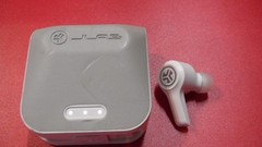JLab JBuds Air Executive True Wireless Bluetooth Earbuds Charging Case – White