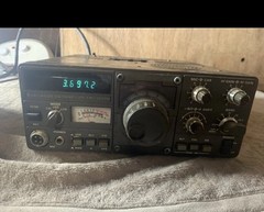 Kenwood TS-120S v Ham Radio Transceiver SSB/CW VOX Mono Band Black/Untested