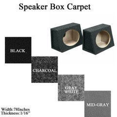 78″Wide Speaker Box Fabric Subwoofer Underfelt Trunk Liner Carpet Non-Woven Lot