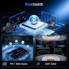 For Jeep Wrangler 2007-2017 Android 13 GPS Carplay Stereo Car Radio Touch Screen