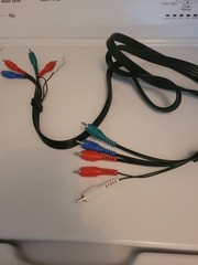 6 FT Component Video Cable with Audio Red Green Blue RGB for HDTV DVD VCR 5 RCA
