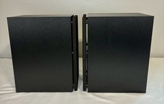 Klipsch R-14M Bookshelf Speakers Pair Black 4” 50W Home Theater Tested Working