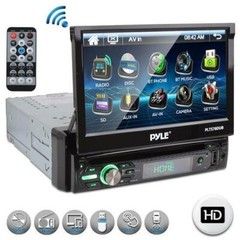 PYLE PLTS78DUB 7″ TOUCH SCREEN CD/DVD/MP3 Car Player w/USB AUX Receiver