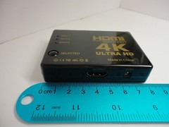 4K HDMI 3 Ports to 1 Switch Hub Full HD Ultra HD DVD HDTV Xbox PS3 PS4 Computer