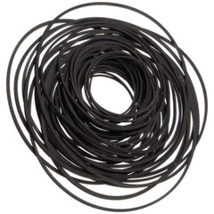 50PCS Rubber Drive Belt Kit for Cassette Player Recorder Repair Replacement New