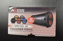 AXESS Hi-Fi 3″ CYLINDER BLUETOOTH SPEAKERS SPBT1041 New Sealed Red